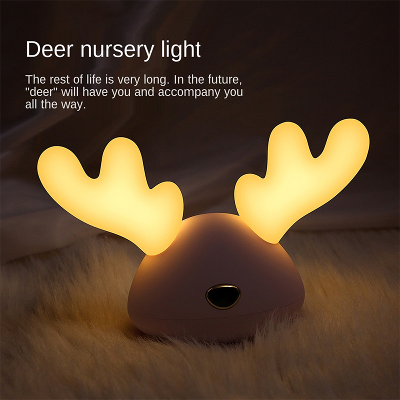 MDNL0021-Antlers adorable pour dormir avec la petite veilleuse